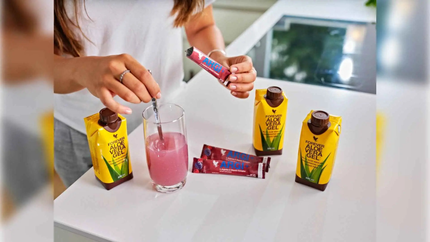 330ml Forever Aloe Vera Gel™ & Argi+® Tripack
